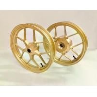ราคา ชุด ล้อ แม็ก หน้า/หลัง สีทอง/สีดำ 5 ก้าน 10แฉก HONDA CLICK125-i ทุกรุ่นปี (1732163871599397883)
