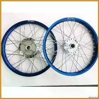 ราคา tithemshop แบบพกพา ชุดล้อเวฟ110i ตรงรุ่น (สีน้ำเงิน)วงล้อ 1.4 ขอบ 17 นิ้ว ล้อแบรนด์VanzBoy ดุมเงา ซี่ลวด 2 ชุด อุปกรณ์ตกแต่งอะไหล้มอเตอร Motorcycle มอเตอร์ไซค์ (1730626210722843638)