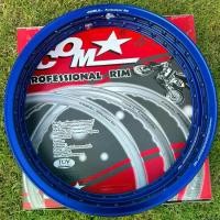 ราคา ล้อรางน้ำ COM แท้ 1.20x17 สีน้ำเงิน กล่องเทา [ราคา 1คู่] พร้อมส่ง - มอเตอร์ไซค์ Motorcycle คอม ดาว ขอบ 17 (1731244740428597584)