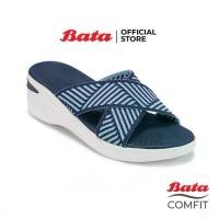 ราคา Bata บาจา Comfit รองเท้าเพื่อสุขภาพแบบสวม เทคโนโลยี Naturfit สำหรับผู้หญิง รุ่น FLORIE สีน้ำเงิน รหัส 6019146 (1730658471757646490)