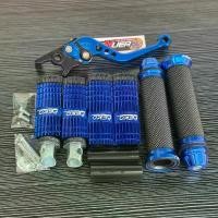 ราคา hsyl51409SHOP วัสดุอย่างดี ชุดพักเท้าหน้าหลัง+ปลอกแฮนแต่ง+มือดิสเบรคปรับลดับ เวฟ ดรีม สีน้ำเงิน (1731803758549698338)