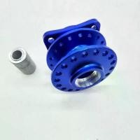 ราคา ดุมหน้าย่อ สีน้ำเงิน + บูชกลางล้อ WAVE110i , WAVE125 , DREAM SUPERCUB , SONIC , DASH , TENA ดุมย่อเวฟ110i ดุมย่อโซนิค หน (1732138988437538606)