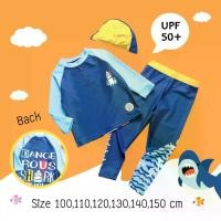 ราคา Uwae ชุดว่ายน้ำเด็ก ชุดว่ายน้ำเด็กชายกันยูวี ฉลามคูลๆ สีน้ำเงิน รุ่น UV081 (1729555666638047319)