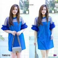 ราคา The Perfect Ladies Dress #สาวอวบ เดรสแขนมุ้ง สีน้ำเงิน (1729550639338916290)