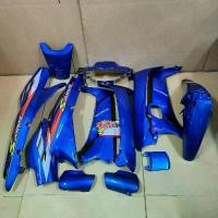 ราคา ชุดสี wave100 เฟรมรถ เวฟ110s กาบรถ เวฟ100ตัวเก่า ยกชุด13ชิ้น สีน้ำเงินล้วน พร้อมติดลาย wave100s ปี2003 สีน้ำเงิน Motorcycle มอเตอร์ไซค์ (1729619090631985971)