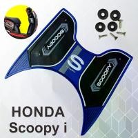ราคา มอเตอร์ไซค์ Scoopy I ปี 2021 แผ่นปูพื้นวางเท้า สีน้ำเงิน สดสวย แผ่นปูพื้นรองเท้า scoopy 2021 Motorcycle รถ (1730022960104901098)