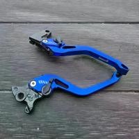 ราคา ส่งฟรี. (มีส่วนลด) มือเบรค ซ้าย+ขวา MIO115 สีน้ำเงิน/ดำแบบแต่ง ราคาต่อคู่ (1731816545785055109)