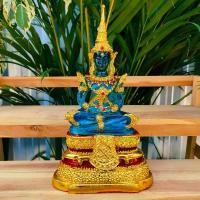 ราคา jooouu jdhushop วัสดุอย่างดี [sumpati]พระแก้วมณีโชติ สีน้ำเงิน หน้าตัก5นิ้ว บูชาแล้วเปรียบเสมือนแก้วมณีรัตนะที่สามารถขอพรได้เหมือนแก้วสารพัดนึก (1732100816491086949)