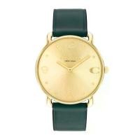 ราคา COACH Elliot รุ่น CO14504202 นาฬิกาข้อมือผู้หญิง สายหนัง สีเขียว หน้าปัด 36 มม. (1731001142053276435)