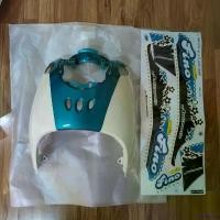 ราคา cacothshop บังลม Fino+สติกเกอร์ สีเขียว/ขาว (1731307913451242689)