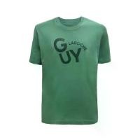 ราคา Guy Laroche เสื้อยืดแขนสั้นคอกลม สกรีนโลโก้ ผ้าฝ้าย 100% ทรง REGULAR FIT - สีเขียว รุ่น BKT6101P5 (1732156831387518914)