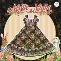 ราคา (มี 2XL) Maria Diamond สีเขียว Matte Night Dress เดรสยาวพิมพ์ลายดอกไม้ เสื้อมีสายแต่งดีเทลเว้าไหล่ แต่ไม่โป๊ เดรสทรงสวย มีซับใน ใส่ซิปหลัง /ยาว50 /.5ข้าม (1730734544944138431)