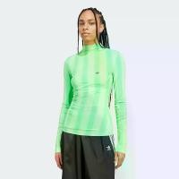ราคา adidas ไลฟ์สไตล์ เสื้อยืดแขนยาว ผู้หญิง สีเขียว JW2520 (1731477476114597651)