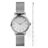 ราคา Timex TWG064000 Womens Transcend Box Set นาฬิกาข้อมือผู้หญิง สีเงิน 31 mm. (1730742171987970835)