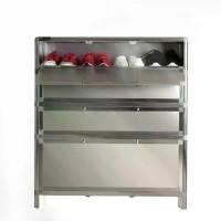 ราคา ตู้รองเท้าอลูมิเนียม UBOX ส่งฟรี รุ่น PLUS สีเงิน ทนทาน กันน้ำ กันสนิม วางนอกบ้านได้ (1731076552051427886)