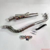 ราคา explanationshop34 แบบพกพา ZERN ท่อปลายกรวย สีเงิน ทรงโยชิ WAVE110i 2014-2020 ท่อZ ใช้ในสนามแข่งเท่านั้น ท่อปลายกรวยทรงZ คอ28 ออก26 ไส้แป๊บ+ตะแกรง (1732009452648630901)