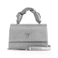 ราคา GUESS กระเป๋า LUA TOP HANDLE FLAP รุ่น RY920578 สีเงิน (1730115778701331206)