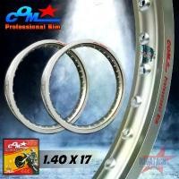 ราคา COD วงล้ออลูมิเนียม COM ล้อคอม 1.40 X 17 สีเงิน ขอบเรียบ กล่องเหลือง ล้อคอมโปร COM PROFESSINAL RIM ขนาด 1.40 ล้อขอบ17 ของแท้ (1731877416536081410)