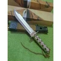 ราคา มีดเดินป่า มีดพก สีเงิน พร้อมปลอกผ้า สวยๆ สไตล์การระเบิด (1732140594782307547)