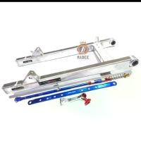 ราคา ชุดสวิงอาร์มมิเนียมยืด 2 นิ้ว ใส่ W110i,W125i, Dream Supercub- สีเงิน//น้ำเงิน *งานสวย คุณภาพดี สีไม่ซีดจางง่าย* (1729619258518178464)