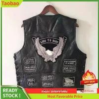 ราคา เสื้อกั๊กหนัง สไตล์ยุโรปและอเมริกา เสื้อกั๊กขี่คลาสสิก สีเทาอ่อน ปักป้าย สีเงิน เสื้อกั๊กหนังมอเตอร์ไซค์ สำหรับผู้ชาย LZD (1731547898324026501)