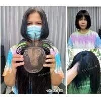 ราคา ปกปิดผม สีเทา วิกผมบาง มีหน้าม้า วิกผมหัวล้าน RMS01 (1731884566320285253)