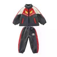 ราคา ชุดวอร์มเด็กผู้ชาย นุ่ม สีแดง และ สีเทา ซับในผ้าฟลีซ การ์ตูน ไม่มีฮู้ด สองชิ้น สำหรับเด็ก (1732125186174387853)