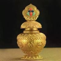 ราคา อุปกรณ์โต๊ะบูชา, ธูปพุทธ, แจกันดอกไม้พระพุทธรูป, ทองแดงบริสุทธิ์, สีเหลือง, แจกันดอกบัวโชคลาภเทพเจ้าแปดองค์, สามารถถือดอกไม้มานิราช็อกโกแลตราชา, เครื่องประดับถวายพระพุทธรูปสไตล์ทิเบต, เหมาะสำหรับบ้าน