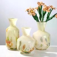 ราคา แจกันแก้วคุณภาพสูง สีสันสดใส สไตล์ยุคกลาง ลายฟันโบราณ สีเหลือง ดีไซน์สร้างสรรค์ เหมาะสำหรับห้องนั่งเล่น โต๊ะกาแฟ แจกันดอกไม้ตกแต่งบ้าน (1732053145768199173)