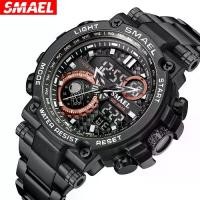 ราคา นาฬิกาควอทซ์กลางแจ้ง Smael สำหรับผู้ชาย พร้อมปฏิทินและฟังก์ชั่นสองเวลา กันน้ำ มัลติฟังก์ชั่น ทำจากโลหะผสม นาฬิกาอิเล็กทรอนิกส์ แว่นตาเรย์แบน ของแท้ แว่นกรองแสง สีเหลือง (1730193360291596751)