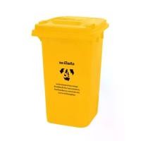 ราคา GhouseOnline ICLEAN ถังขยะเทศบาลฝาเรียบทรงเหลี่ยม 240 ลิตร รุ่น TG51805-YL ขนาด 74x59x100 ซม. สีเหลือง (ขยะรีไซเคิล) 1/4 (1730163020589206386)