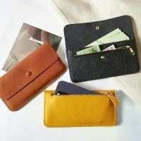 ราคา กระเป๋าสตางค์หนังวัว ชั้นแรก กระเป๋าซองจดหมาย กระเป๋าสตางค์ใบเล็กสำหรับผู้หญิง สีเหลือง คลัตช์หนังวัวยาว กระเป๋าสตางค์หนังแท้ รุ่นใหม่ 2025 พร้อมที่วางโทรศัพท์ กระเป๋าใบเล็ก (1732153836923291525)