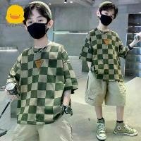 ราคา เสื้อยืดแขนสั้นเด็กผู้ชาย ผ้าฝ้ายแท้ เป็ดเหลือง สีเหลือง ตาคม สไตล์ใหม่ในฤดูร้อน ทรงหลวม ครึ่งแขน เหมาะสำหรับเด็กโต เสื้อยืดเด็ก (1731952562119935696)