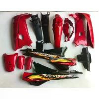 ราคา ชุดสี Wave 100 ทั้งคันรวมชิ้นดำ (110 คาบู) TorPaint สีสวยสด ชุดสี100 s e เวฟ110 คาบู ตัวเก่า เวฟ100 s คาบู (สีแดง-ดำ) (1732133083021542735)