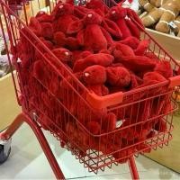 ราคา ตุ๊กตากระต่ายปีใหม่ เจลลี่แคท กระต่ายบอนนี่ ตุ๊กตาของขวัญคริสต์มาส สีแดง สไตล์สาวดั้งเดิม 100% (1731904695330769912)