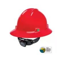 ราคา หมวก V-GARD เต็มปีก สีแดง MSA USA (1731112706376305096)