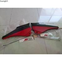 ราคา ที่นิยมมากที่สุด ฝากระเป๋าข้างซ้ายขวาพร้อมลายสติ๊กเกอร์ใส่ Kawasaki AR125-AR125R สีแดง-ดำของใหม่งานเก่าเก็บสภาพสวยๆไม่แตกไม่หักพร้อมใส่ (1732168988533556663)