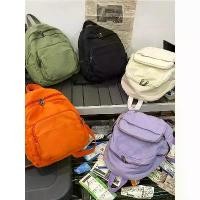 ราคา กระเป๋าเป้ผ้าแคนวาส INS สไตล์ กระเป๋านักเรียนวินเทจมินิมอลเกาหลี สำหรับเด็กผู้หญิง (1731988242751719504)