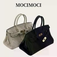 ราคา กระเป๋าถือหนังแท้ ทรงแนวนอน (สไตล์ Birkin) ทำจากหนังวัวชั้นบนสุด เสน่ห์ระดับไฮเอนด์สำหรับผู้หญิง เหมาะสำหรับสะพายไหล่หรือถือ กระเป๋าฤดูใบไม้ผลิ/ฤดูร้อน 2024 มาใหม่ (1731697868292129933)