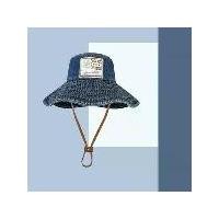 ราคา หมวกชาวประมง สไตล์เกาหลี หมวกผู้หญิงสวย หมวก Y2K ปีกกว้าง หมวกกันแดด วัสดุผ้ายีนส์สีน้ำเงิน หมวกฟางชายหาด เหมาะสำหรับผู้หญิง สไตล์ Y2K หมวกทีม หมวกครึ่งปีกกว้าง (1731947139822814294)