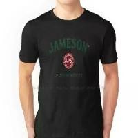ราคา Jameson - เสื้อยืดวิสกี้ผ้าฝ้าย 100% Ale ฮาโลวีน โครงกระดูกไอริช กะโหลกศีรษะ โจรสลัด Leprechaun อารมณ์ขัน การดื่ม โรงเบียร์ สีเขียวเย็น (1729961727812536911)