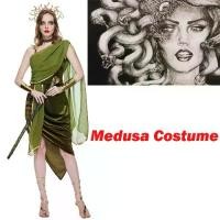 ราคา ชุด Medusa, เครื่องแต่งกายเซ็กซี่, เทพธิดากรีกคอสเพลย์, ชุดดีลักซ์, ผู้หญิง, คอลเลกชันฮาโลวีน, งู Siren, ชุดแม่มด, เหมาะสำหรับงานปาร์ตี้หญิง, เกม, เทศกาล, การแสดงบนเวที, แต่งตัวแฟนซี (1731362448826270