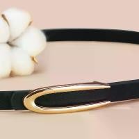 ราคา เข็มขัด Paul สำหรับผู้หญิง, เข็มขัดหนังแท้, ตกแต่งด้วยชุดเดรส, แฟชั่น, อเนกประสงค์, ทำจากหนังวัว, เข็มขัดแคบ, หัวเข็มขัดเรียบ, สไตล์สลิมฟิต (1732053853816260101)