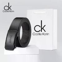 ราคา เข็มขัดผู้ชาย ดีไซน์เรียบง่าย สไตล์พ่อค้าใหม่ เข็มขัด CK หัวเข็มขัดอัตโนมัติ ทำจากหนังแท้ ระดับไฮเอนด์ เหมาะสำหรับธุรกิจและชุดลำลอง สามารถใส่ได้ทั้งสองด้าน (1732093865521874092)