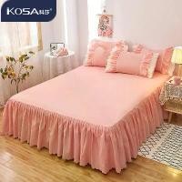 ราคา ชุดกระโปรงเตียง สไตล์เกาหลี เรนวัน โกซ่า ชุดสามชิ้น ผ้าคลุมเตียงเดี่ยว มิมิ ที่ป้องกันที่นอนกันลื่น กระโปรงเตียง ผ้าห่ม ฟุต ใยไหม เย็น หมอน ยาว หัว เตียง ขิด ส่ง โรง งาน ซูโฮ หนา (1731632159750063422)