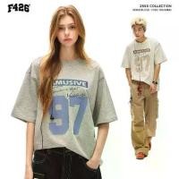 ราคา เสื้อยืด แบรนด์จีน เทรนด์ หลวม ลำลอง พิมพ์ลายตัวอักษร แขนสั้น คอกลม วัสดุเจอร์ซีย์ สินค้าใหม่เอี่ยม [F426 Official Store] (1731978855864894569)