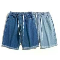 ราคา กางเกงยีนส์ขาสั้น สำหรับผู้ชาย สไตล์เกาหลี เทรนด์ หลวม เหมาะสำหรับนักเรียน สไตล์ฮ่องกง เอว 100 คน กางเกงยีนส์ขาสั้นผู้ชาย (1732059818662463221)