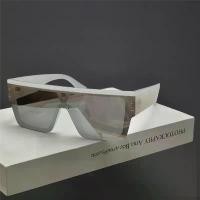 ราคา แว่นกันแดดกรอบใหญ่ ทรงสี่เหลี่ยม ชิ้นเดียว สไตล์เรโทร LL ยุโรปและอเมริกา สำหรับผู้ชายและผู้หญิง แฟชั่น บุคลิกภาพ M เล็บ หมึกแบน ชิ้นเดียว (1731850509014502064)