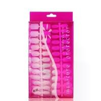 ราคา เล็บ PVC กล่องชมพู manicure protector สีใสกึ่งขุ่น 12 แผง 288 เล็บ (1729429840481323517)
