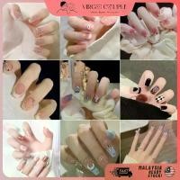 ราคา เล็บปลอม, กดบนเล็บ, 24 ชิ้น, พร้อมเครื่องมือกาว, เล็บ DIY, ชิ้นเล็บปลอม (1731475264544540036)